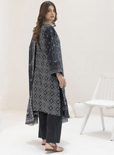 Monochrome By Alzohaib Digital Printed Lawn 3 Piece Unstitched Suit AZ24M MDL-06